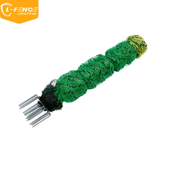 Lydite Electric Fencing Netting Poultry Fence Mesh Netting with Posts for Sheep