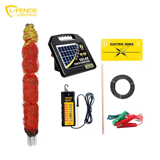 Lydite 50m Length Double Ground Spikes Electric Fence Netting for Sheep