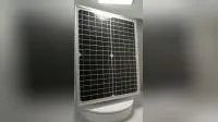 Electric Fence Energizer with 11 Wats High Efficiency Poly Monocrystalline Solar Panel 