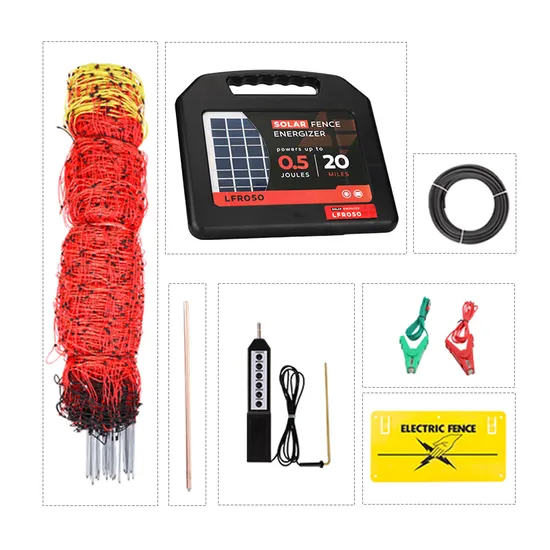Lydite Custom Double Spikes Poultry Temporary Net Kit Electric Fence Netting with 14 Posts for Chicken/Sheep/Pig/Small Animals 