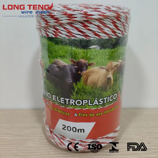 Polywire Waterproof Electric Fencing Durable UV Resistant Sheep Fence Polywire 