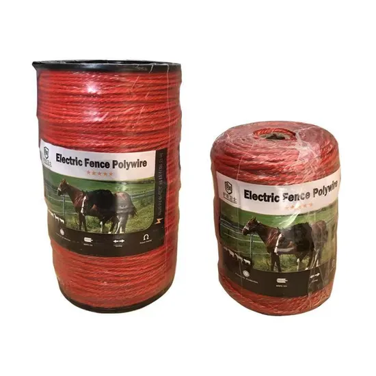 Solar Electric Fencing Wire Reel Polywire for Livestock Agricultural Poly Rope Factory 