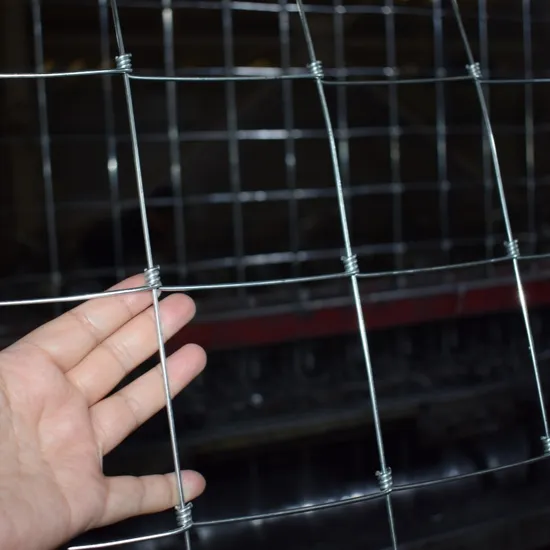 Galvanized Hinge Joint High Field Cattle Goat Pig Fence Farm Guard Deer Netting with Steel Fence Post Woven Net Prairie Farm Cattle Goat Sheep Farm Horse 